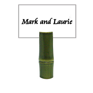 Place Card Holders in Bamboo