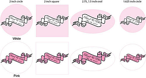 Wedding Banner Labels