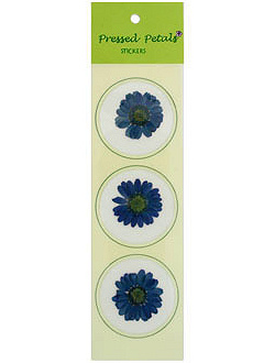 Blue Daisy Floral Sticker 30 Pack