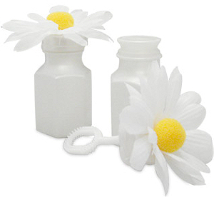 12 Pack of Daisy Top Bubble Bottles