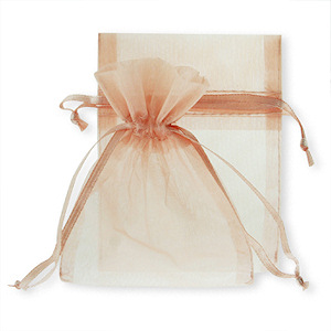 Sheer Mauve Organza Gift Bags