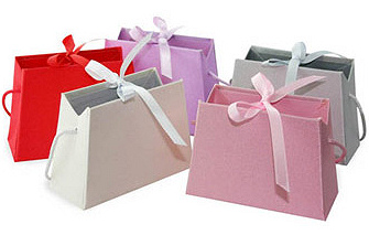 Set of 10 Satin Gift Purses