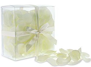 Ivory Microfiber Rose Petals