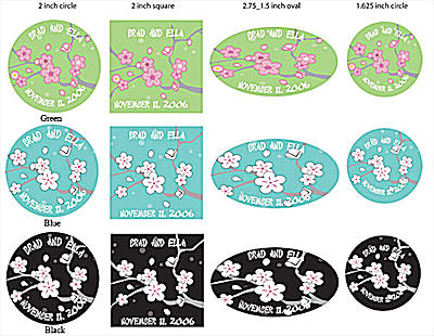 Spring Blossom Labels