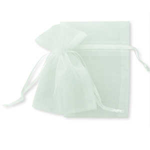 White Sheer Organza Bags