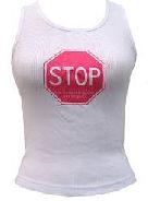 "Stop" Batcheloret Party in Progress White Tank top