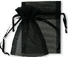 Black Elegant Organza Bags