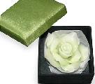 Sage Green Floral Floating Weddng Candle
