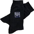 Embroidered Groomsman Black Dress Socks