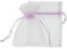 Elegant Lavender Organza Bag 10 Pack