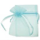 Light Blue Organza Gift Bags