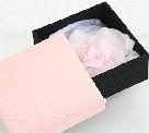 Pastel Pink Flower Wedding Candle