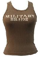 Military Bride Tank Top
