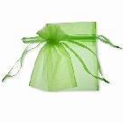 Neon Green Organza Bags