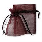 Organza Bag in Plum Color