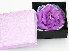 Purple Floating Floral Candle