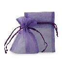 Soft Purple Organza Bags