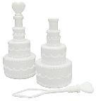 24 Pack of Wedding Cake Bubble Bottles